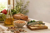 Alimentos mediterráneos frescos para cuidar el colesterol
