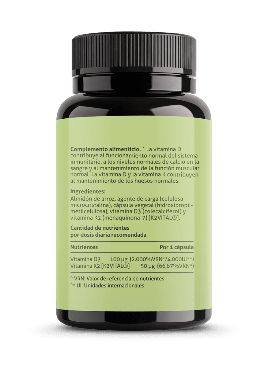Vitamina D3 + K2 - Salud Teresa Pons